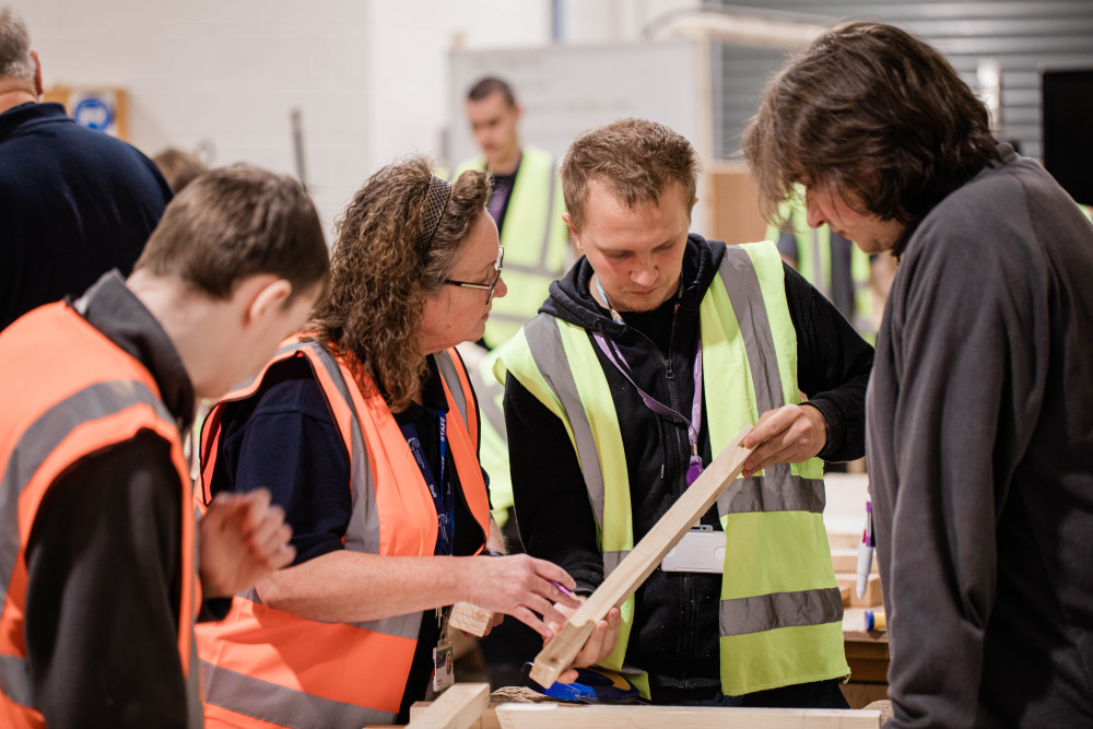 Cheshire College – South & West is inviting experienced tradespeople to consider teaching as a way to share their skills and help train the next generation of workers (Photo: Cheshire College).