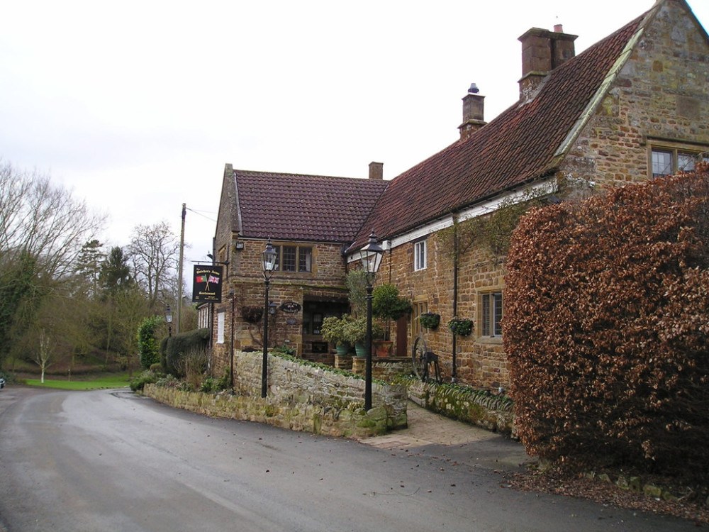 The Butchers Arms in Priors Hardwick is on the market still (image by canalandriversidepubs.co.uk)