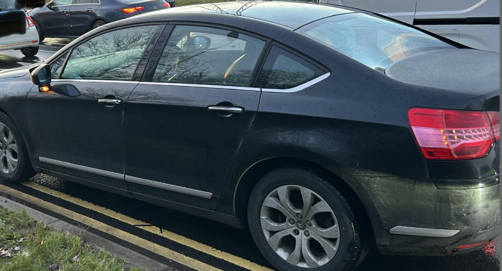 A vehicle linked to nationwide thefts was halted in Warwick on 27 January (image via OPU Warwickshire) 