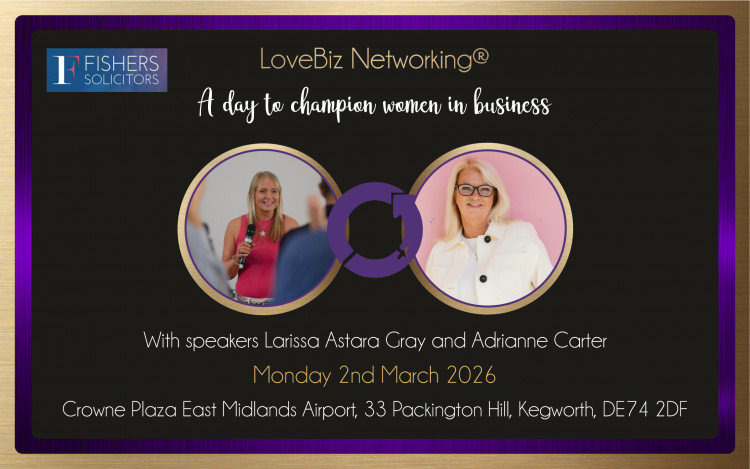 LoveBiz IWD2026 at The Crowne Plaza East Midlands Airport for Women in Business