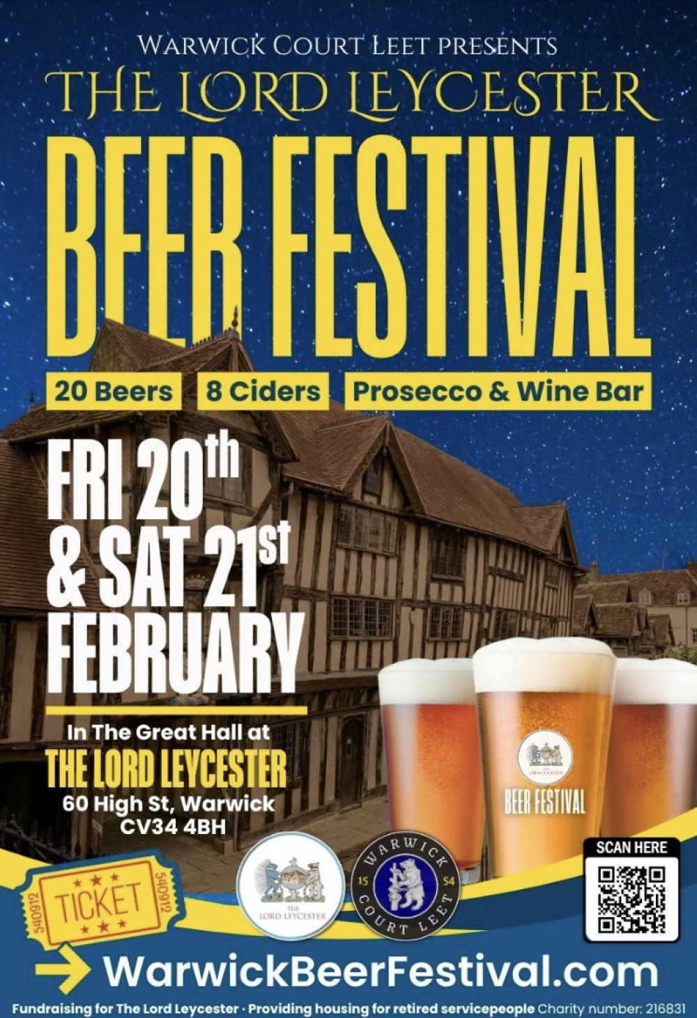 Enjoy two days of fantastic drinks, historic surroundings, and brilliant community spirit