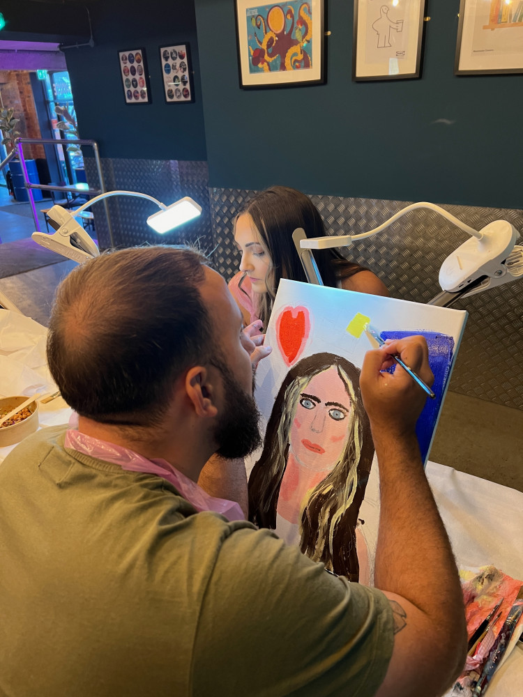 Valentines Day Special Paint and Sip Event 