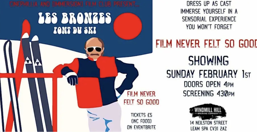 Join the Windmill Hill Brewery this winter for a movie in full ski gear for this immersive film night.