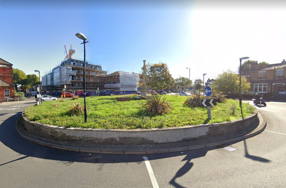 Kingston Council is deciding whether to turn the Fountain Roundabout in New Malden into a 'Dutch-style roundabout' (Image via Google Maps)