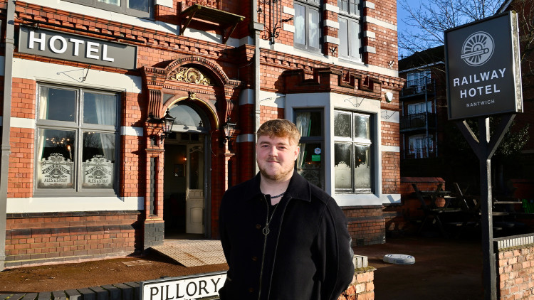 New publican of The Railway Hotel, Luke Thexton, who was born and bred in Nantwich, has extensive hospitality experience (Photo: Star Pubs).