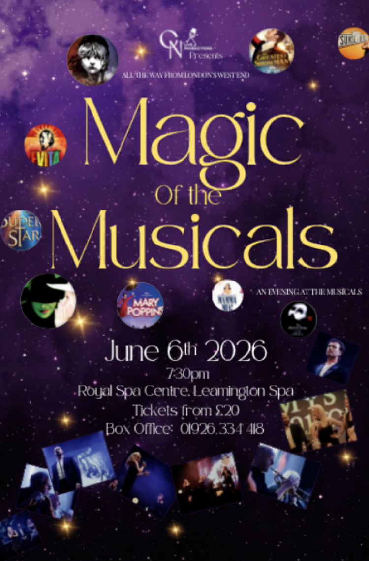 Magic of the Musicals comes to Leamington Spa for the very first time in 2026!