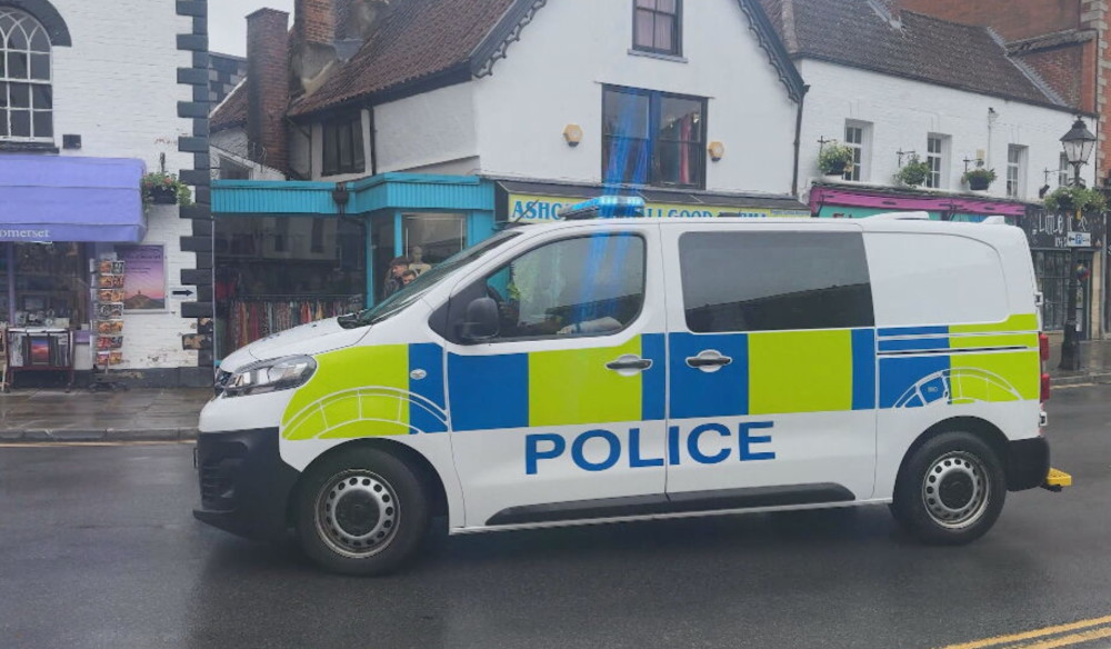Police in Glastonbury (file photo) 