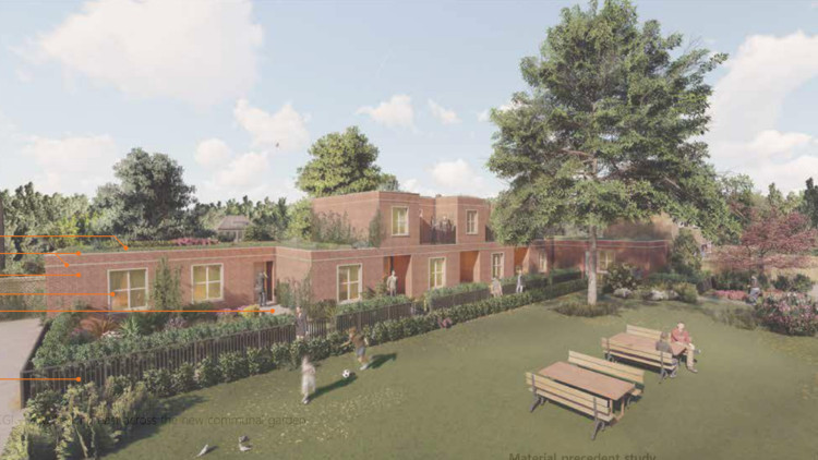 An artist impression of the approved homes in Sion Court, Twickenham (credit: Planning application).