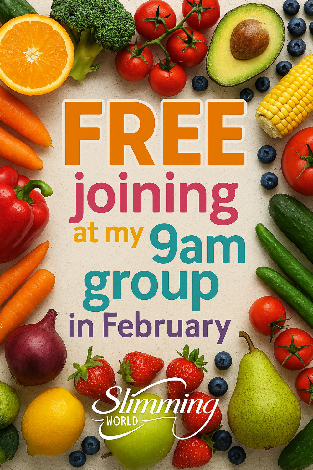 FREE joining February at Slimming World Macclesfield Monday