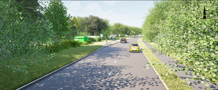 The battery box would have been built on Kenilworth Road (image via planning applications)