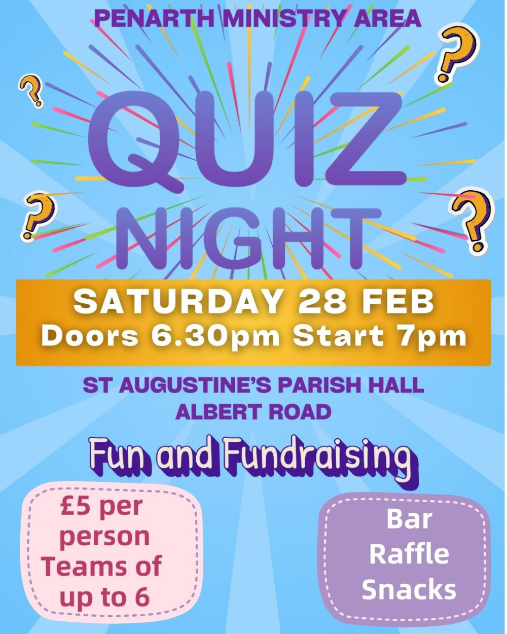 Big Quiz Night