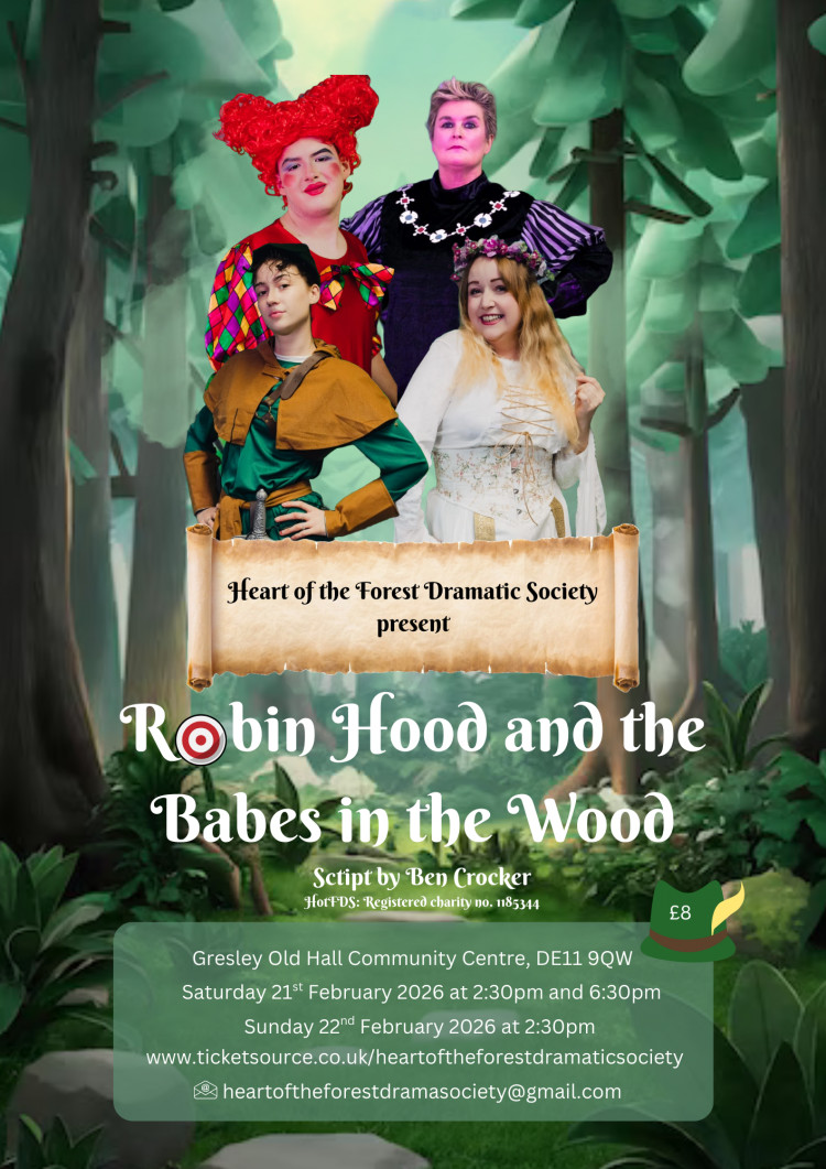 Robin Hood and the Babes in the Wood pantomime 