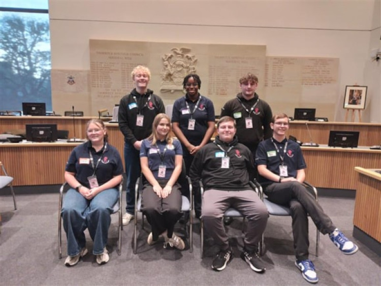 Members of Thurrock's Youth Cabinet