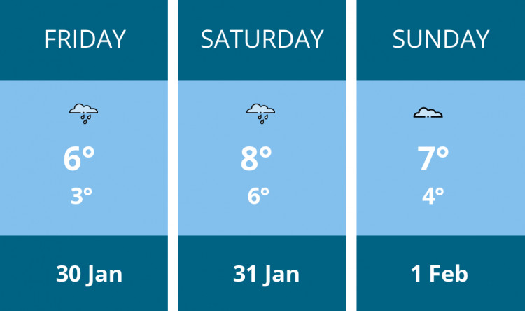 Here is this weekend Macclesfield weather forecast provided by Mr Data