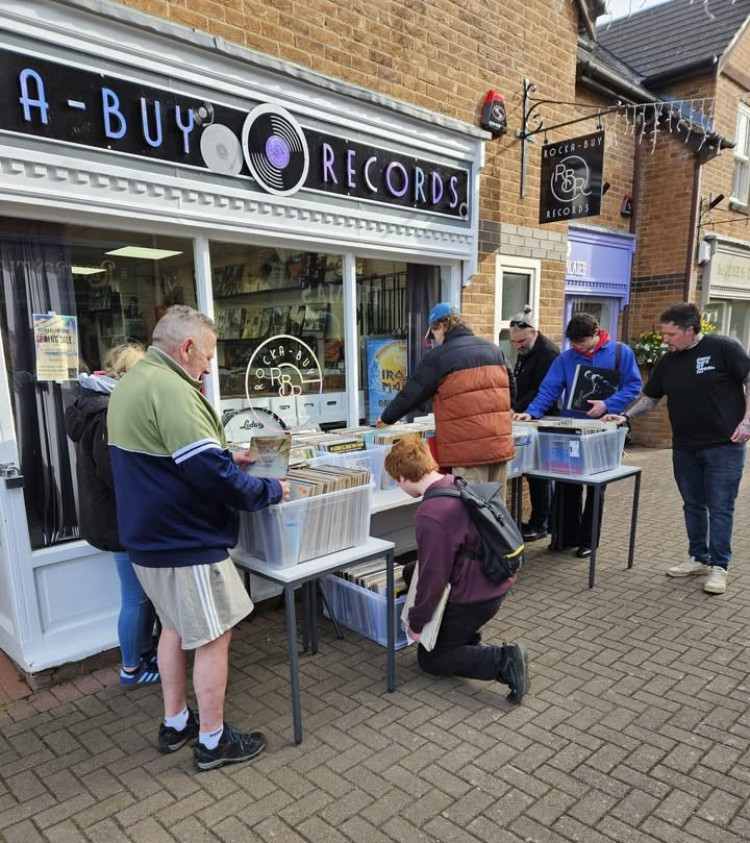 Rocka-Buy Records in Oakham have an exciting acoustic show for a well-known international band (Photo: Rocka-Buy Records)