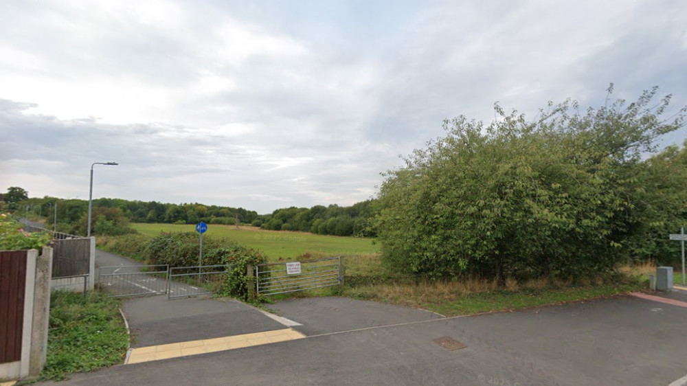 The Field South Of Radford Bank Stafford Earmarked For Up To 61 New Homes (image via Google Street View)