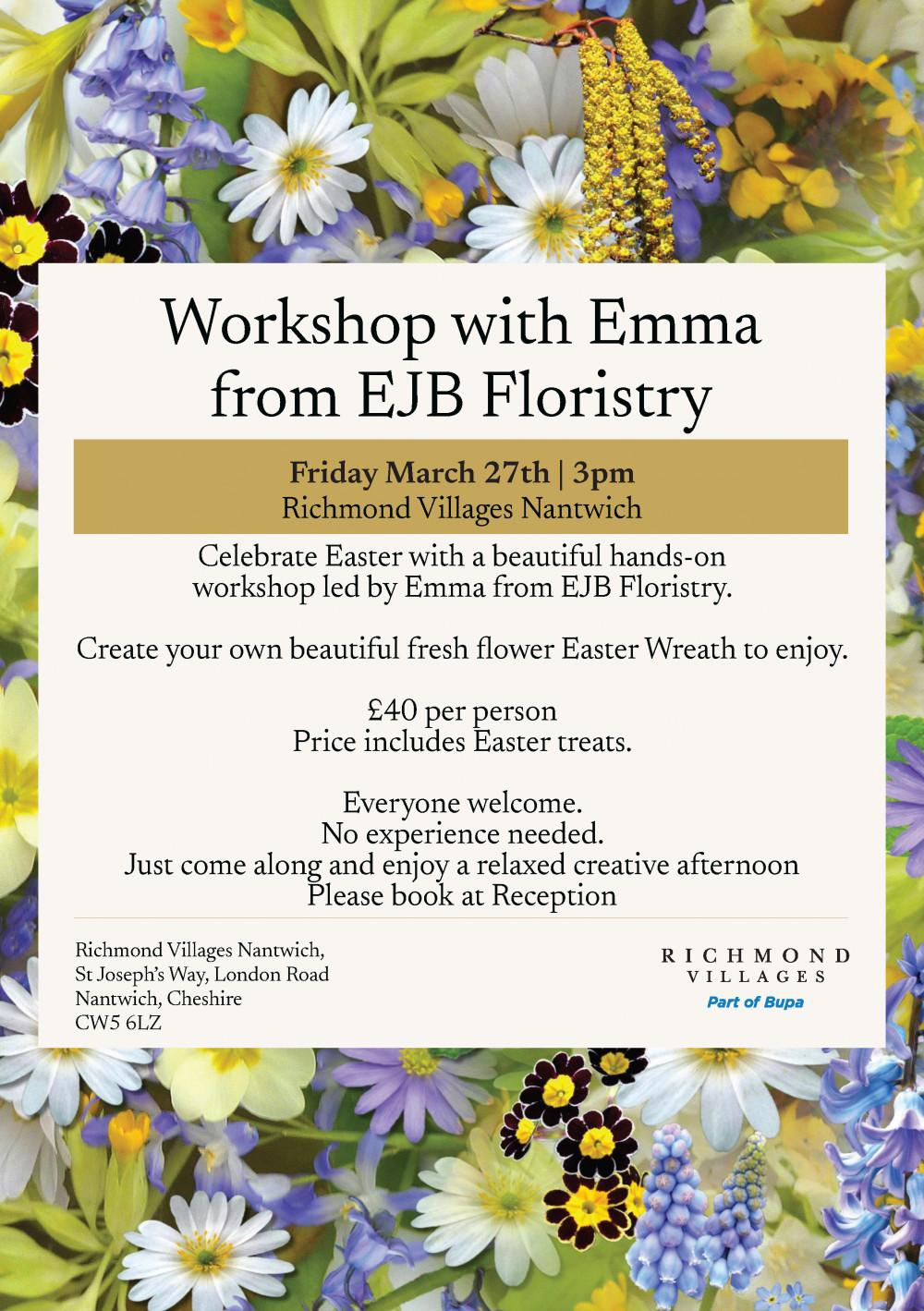 Workshop with Emma from EJB Floristry