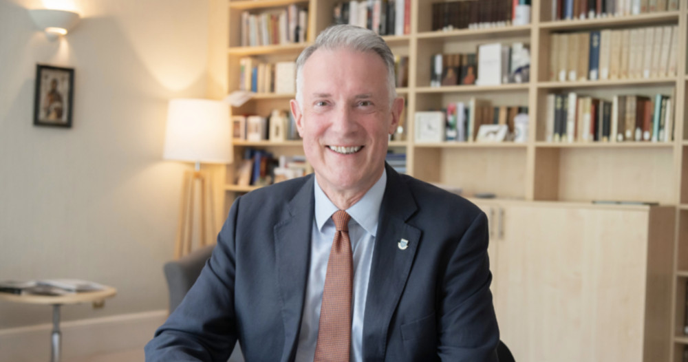 Professor Anthony McClaran will step down as vice-chancellor of St Mary’s University, Twickenham, at the end of the 2025–26 academic year (credit: St Mary’s University).