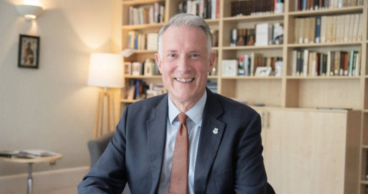 Professor Anthony McClaran will step down as vice-chancellor of St Mary’s University, Twickenham, at the end of the 2025–26 academic year (credit: St Mary’s University).