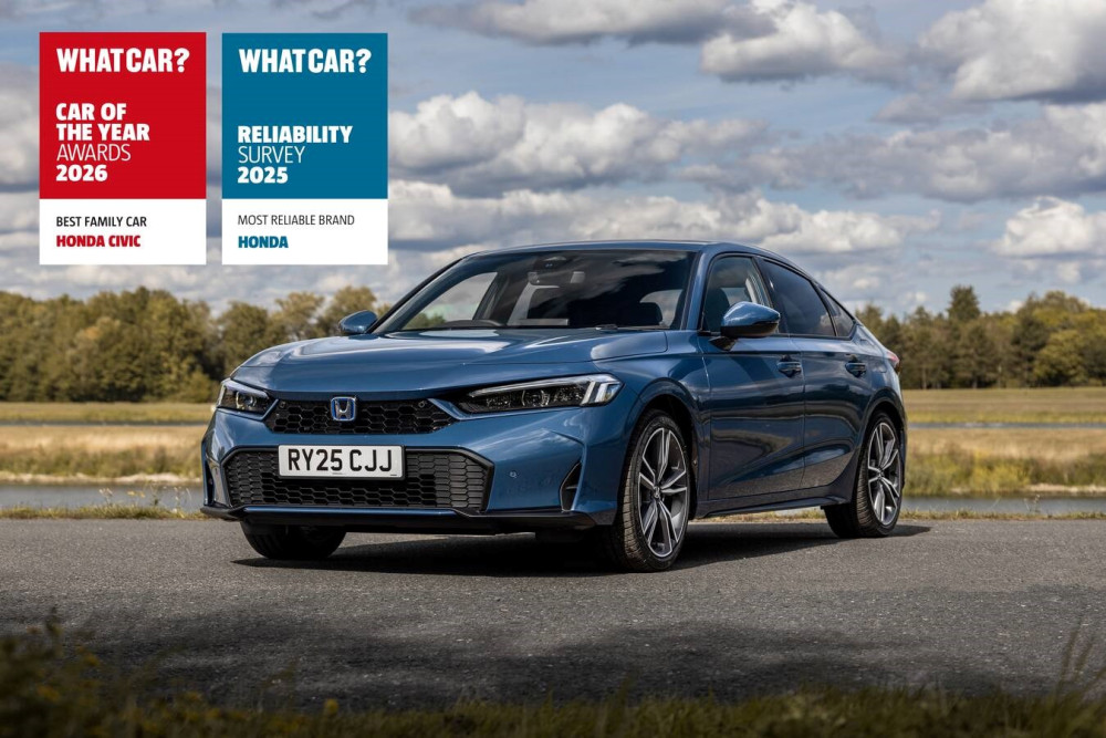 Like the sound of a Honda car? Get in touch with our friends at Swansway Honda Stockport to arrange a test drive (Image supplied)