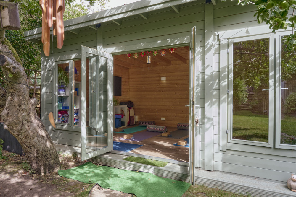 Lesley Muir hosts Yoga Strong classes in her studio located in 23 Cranes Park Avenue, Surbiton (Credit: Lesley Muir)