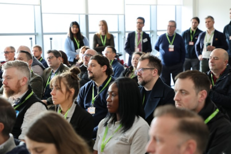 Attendees at the South Essex College meeting. 