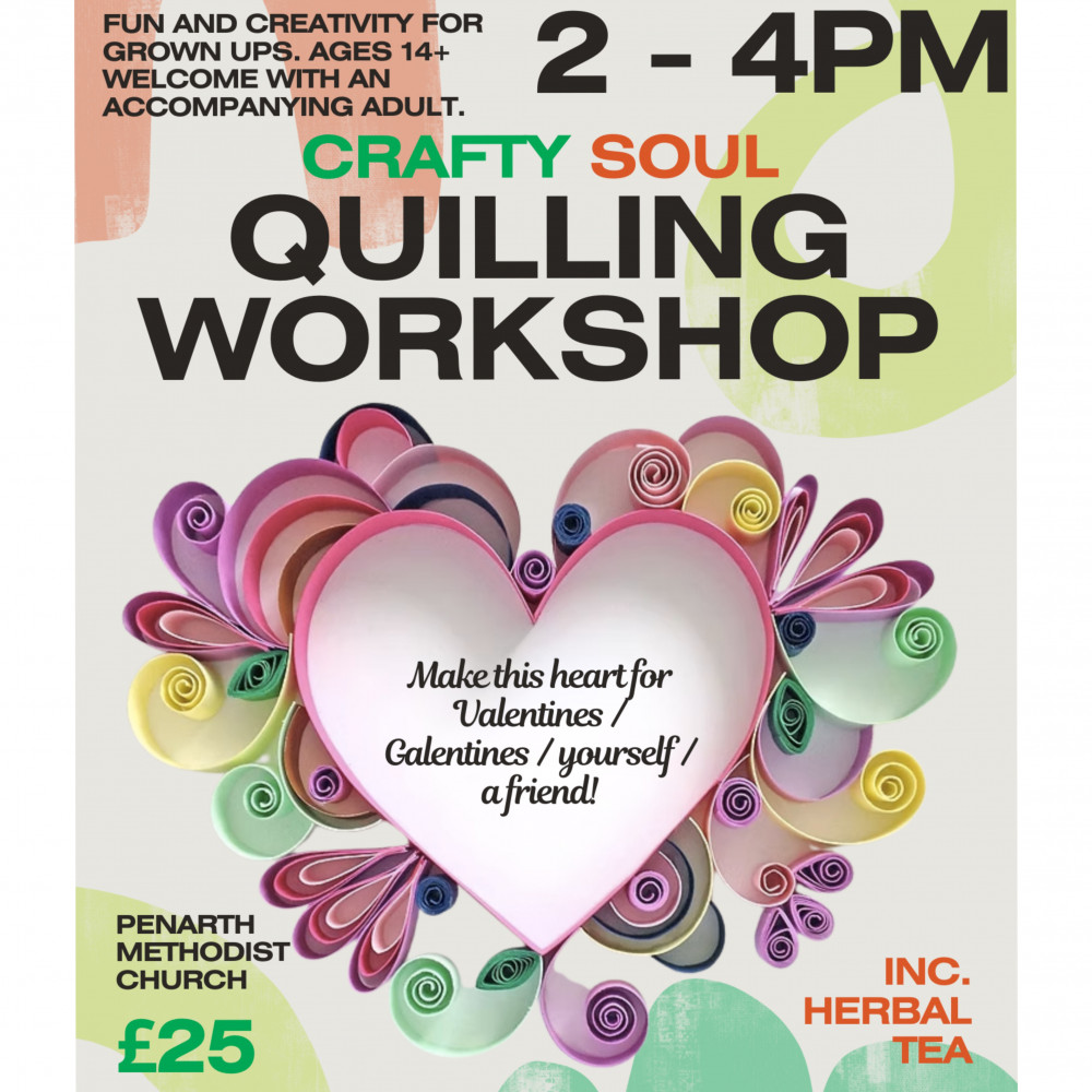 Crafty Soul Quilling Workshop 