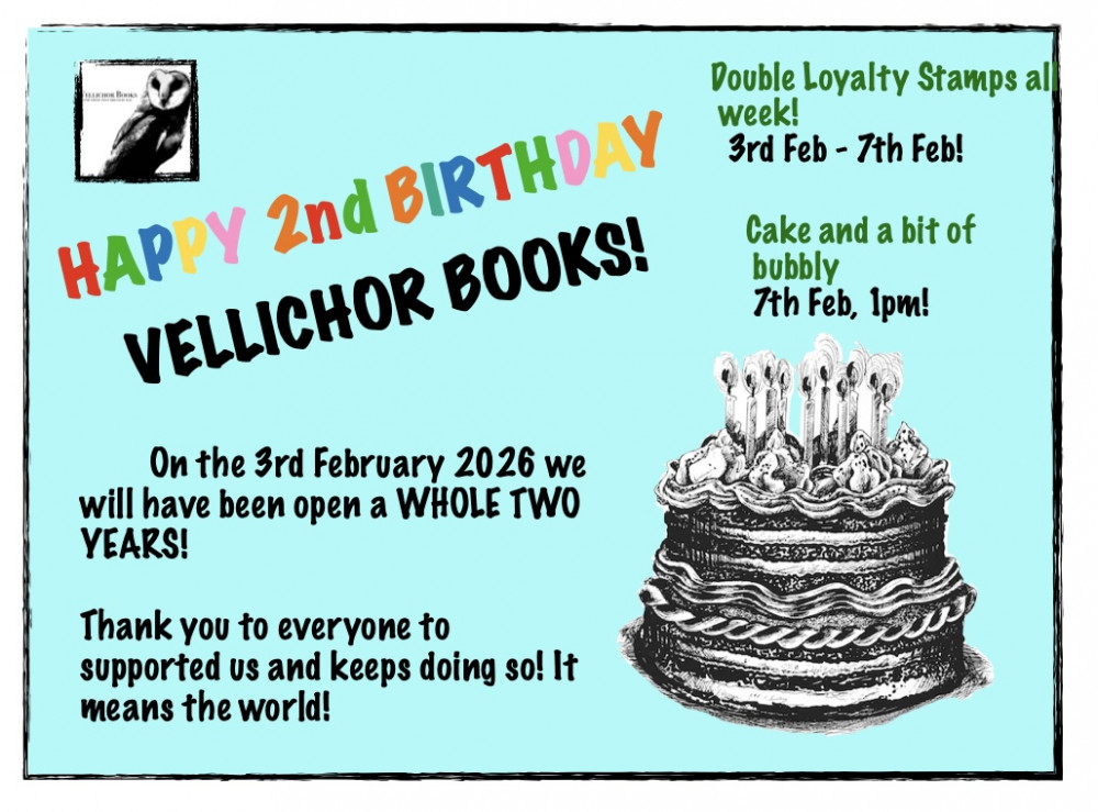 Vellichor Books' 2nd Birthday Party!