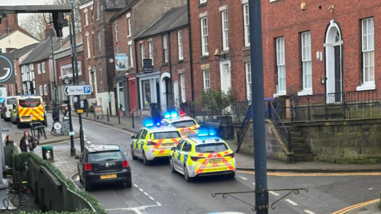 Police and ambulance crews were called to concerns for a man's welfare (Credit: Lacy Mills)