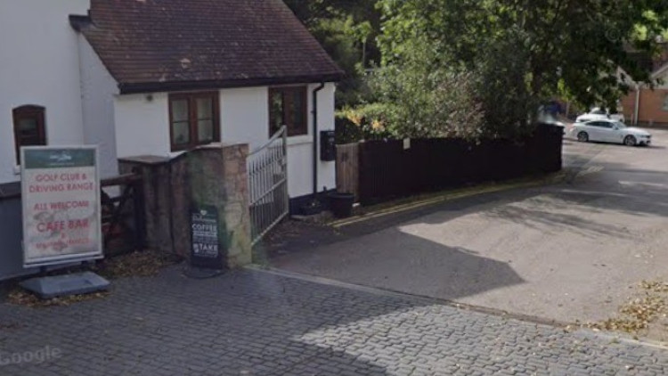 The entrance to Greenway Hall Golf Club (image via Google Street View)