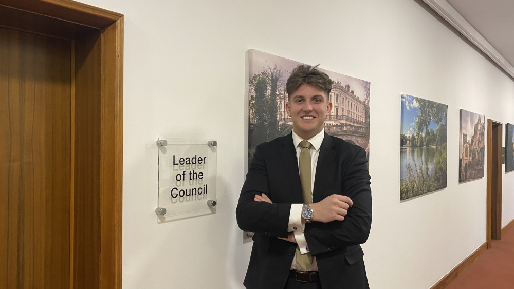 Cllr George Finch has defended Reform UK's proposed 3.89% council tax rise in Warwickshire (image by Nub News)