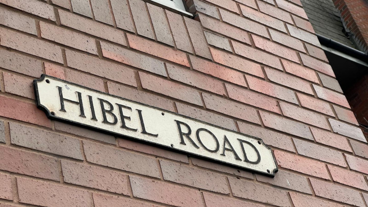 Police were called to a hit-and-run on Hibel Road on Sunday, February 1 (Credit: Nub News)