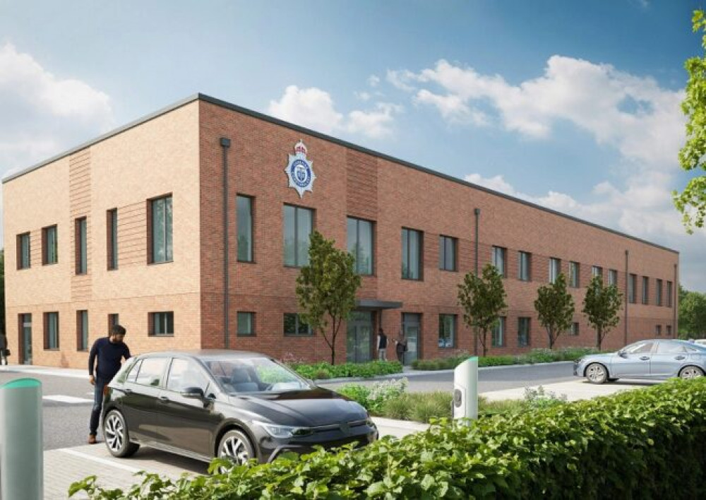 Willmott Dixon has started work on a new £14 million net zero carbon Crewe Deployment Base for Cheshire Constabulary, off David Whitby Way, scheduled for completion in early 2027 (Photo: Willmott Dixon).