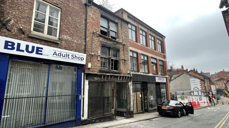 A 'forgotten' building in Stockport Underbanks is set for a new lease of life, with restoration work underway (Image - Nub News)