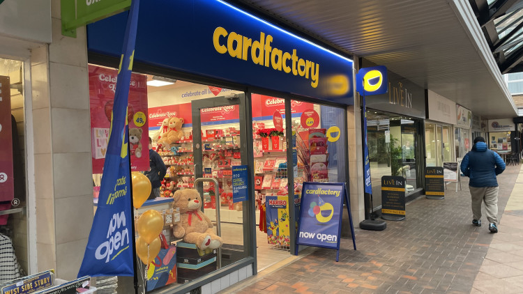 A new Card Factory has opened at Unit 24 in Cheadle Hulme precinct, open every day of the week (Image - Nub News)