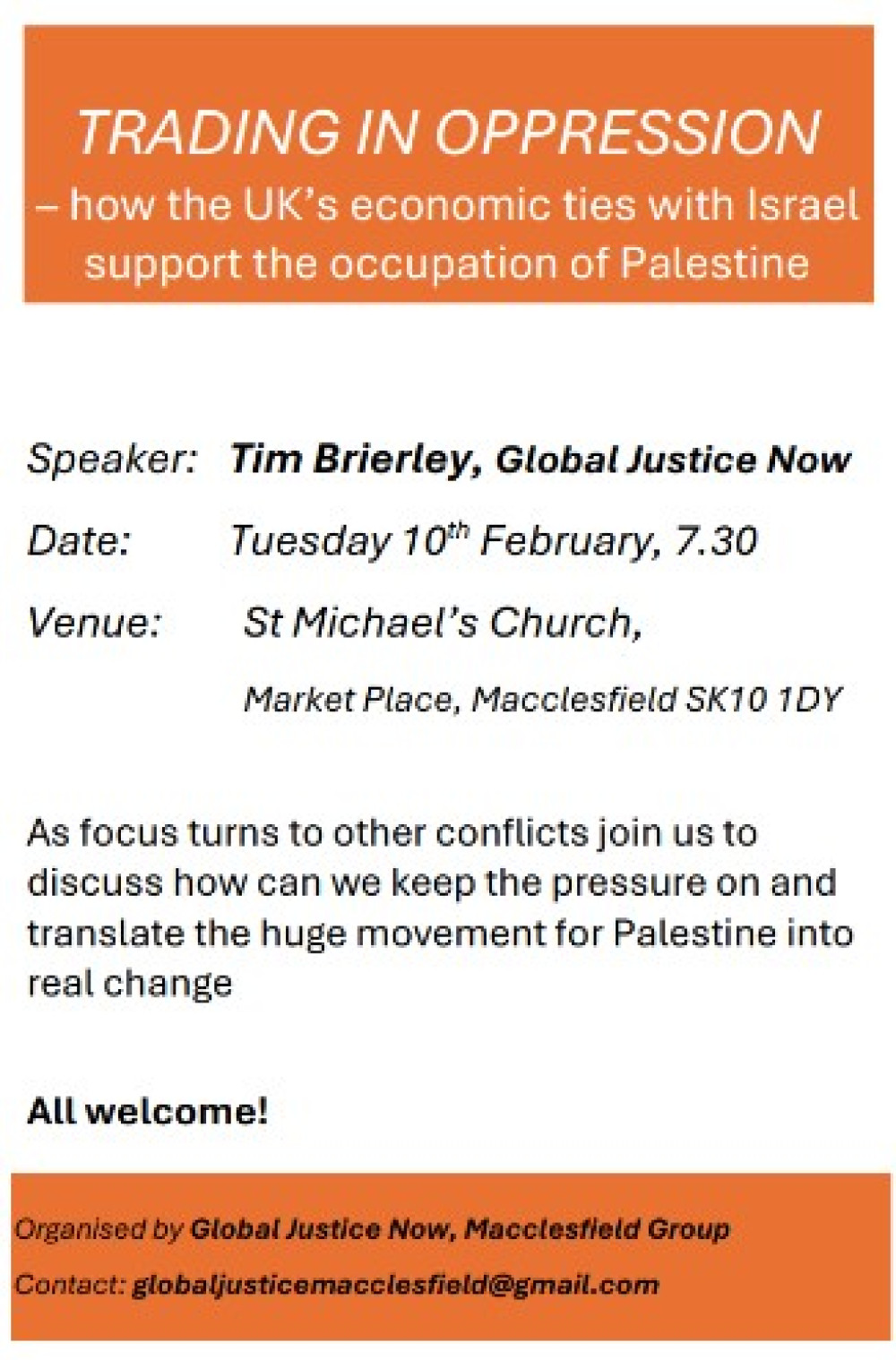 Trading in Oppression