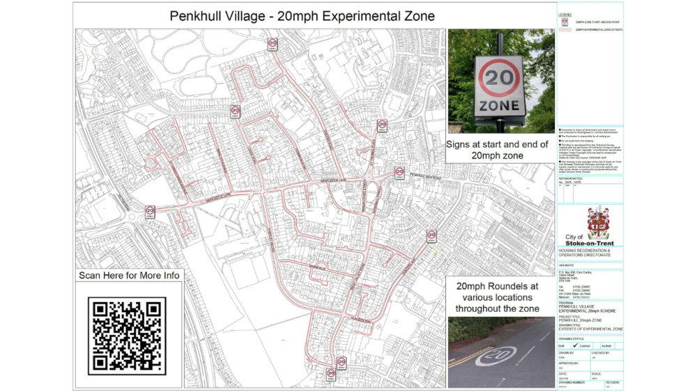 The new speed limit is expected to come into force from Monday 9 February (image via Stoke-on-Trent City Council)