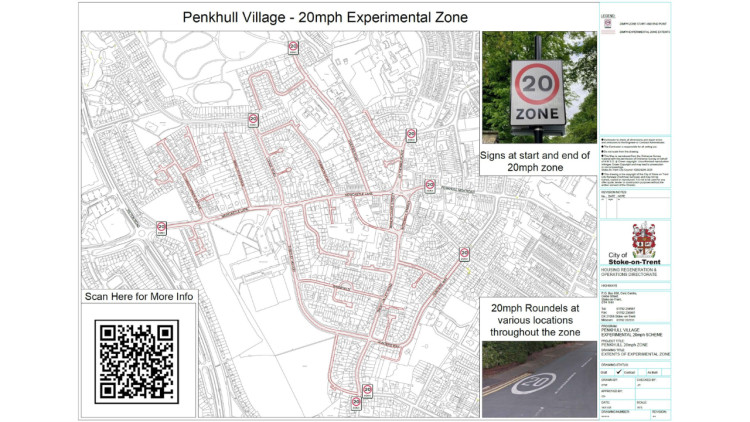 The new speed limit is expected to come into force from Monday 9 February (image via Stoke-on-Trent City Council)