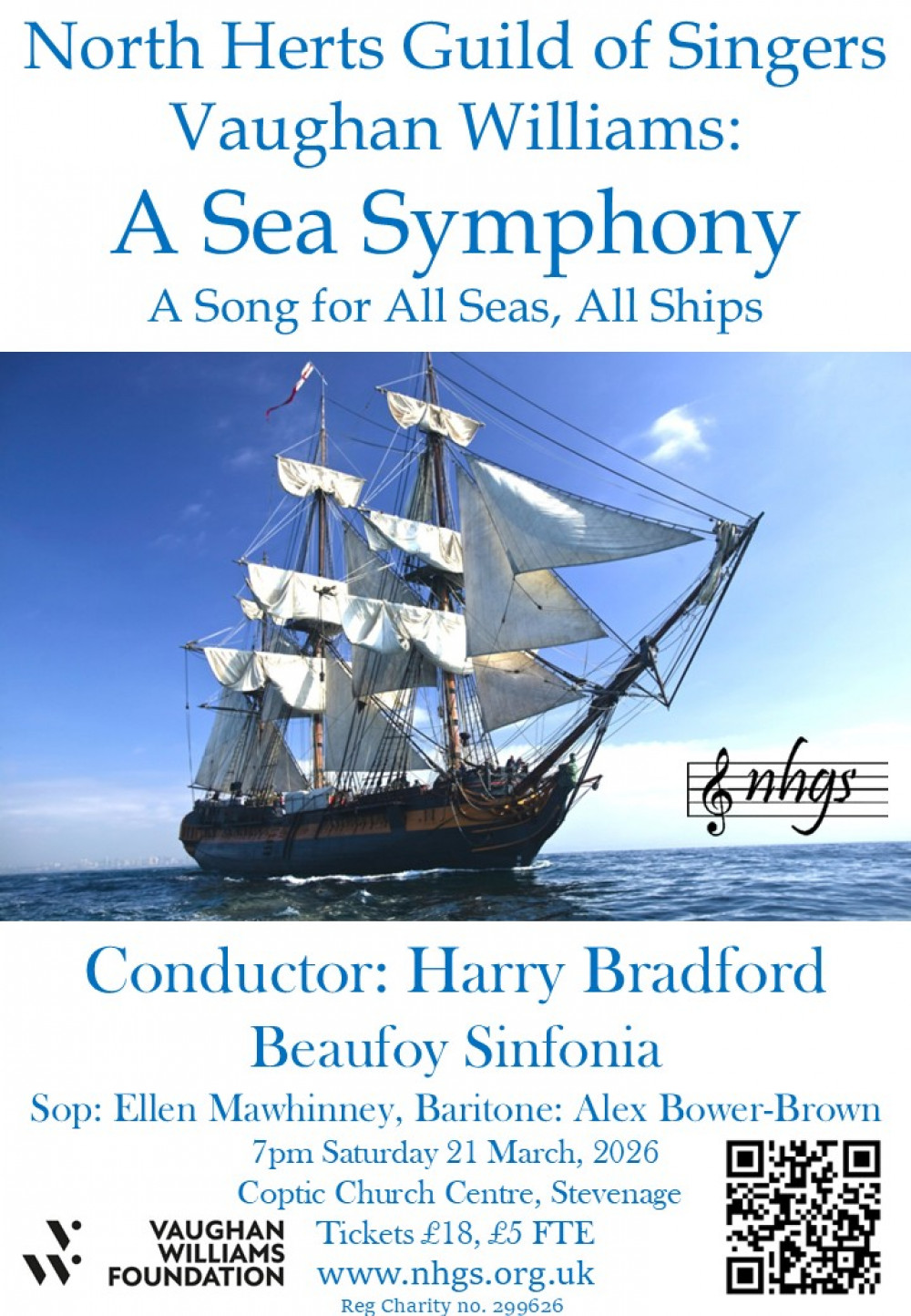 North Herts Guild of Singers present 'A Sea Symphony'
