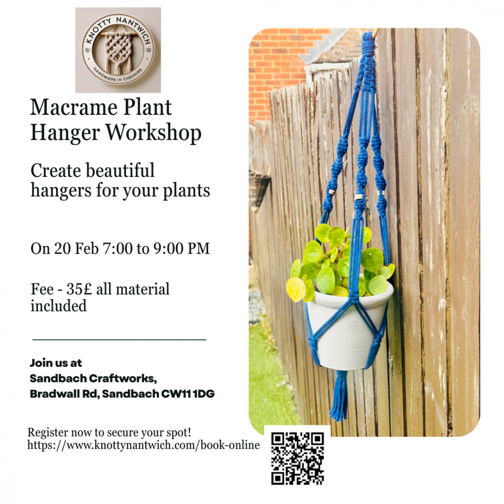 Macrame Plant Holder Workshop