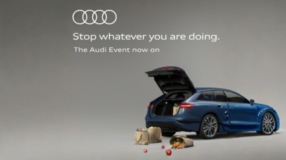 Audi Now Event at Stoke Audi (image via Swansway)