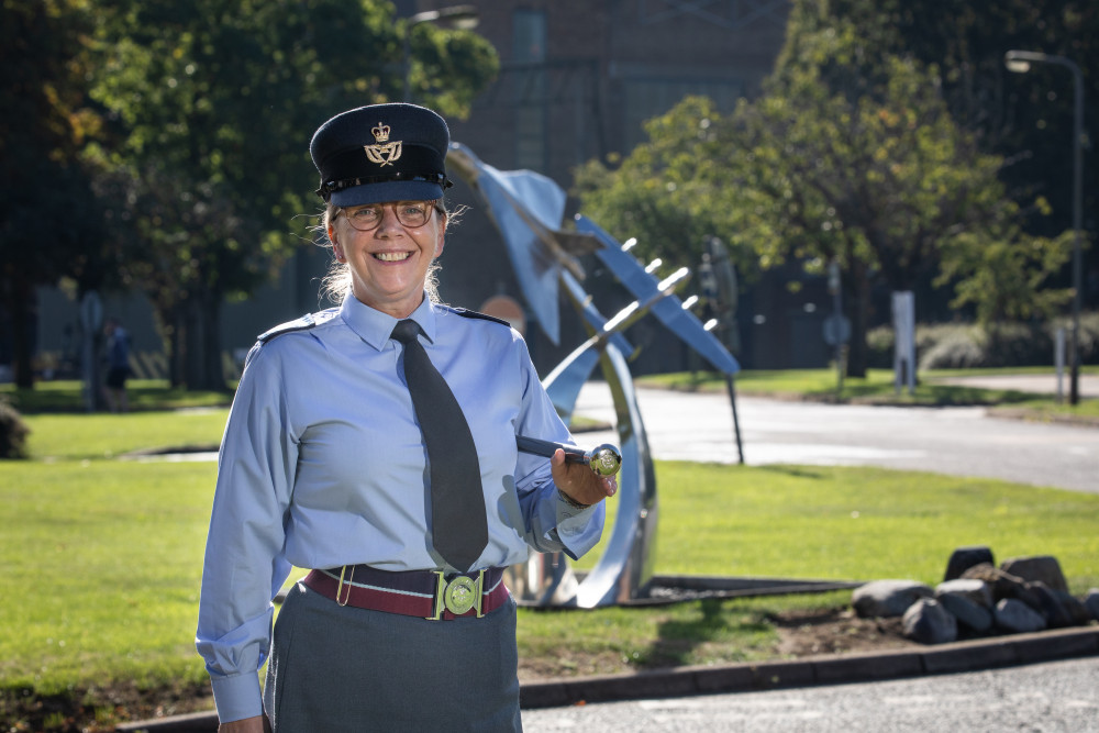 WO Rees-Martin from Warwick reflects on 35 year journey and service as RAF Station Warrant Officer (image supplied) 