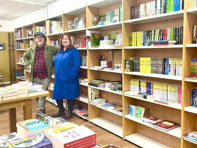 Suzy Prince, owner of The Quiet Cat Bookshop in the Grosvenor Centre, has opened up on her recent cancer diagnosis (Credit: The Quiet Cat Bookshop)