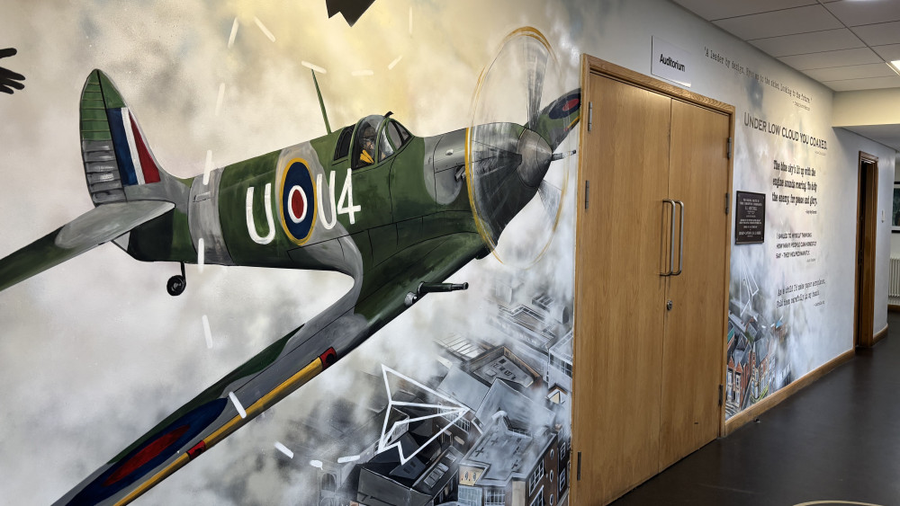 The centre was built  in honour of Reginald Mitchell, the Stoke-on-Trent aircraft designer and developer of the Spitfire (image via Nub News)