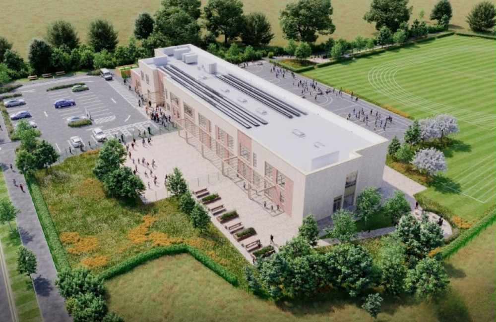 Cheshire East Council is inviting applications from academy trusts to run a new primary school being developed near Crewe, with a targeted opening date of September 2028 (Photo: CEC Planning).