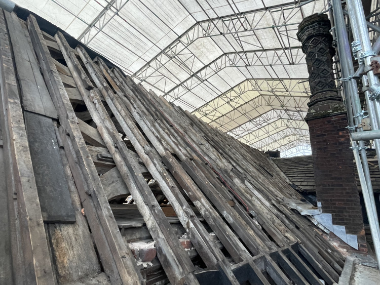 Repairs to the roof at Bramall Hall are expected to be completed by August, ensuring the historic hall can be enjoyed for generations to come (Image - Nub News)