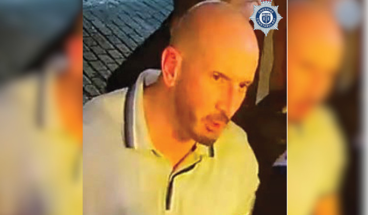 Cheshire Police have now released a CCTV image of a man they would like to speak to (Image via: Cheshire Police)