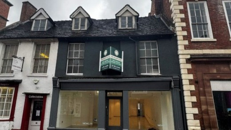 The vacant building in Greengate Street, Stafford (image via planning application)