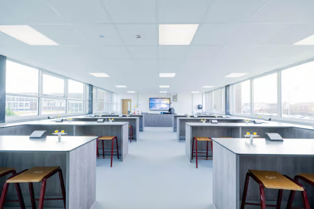 The newly-refurbished buildings at Aylesford School will reopen next week (Image by Beth Walsh Photography)