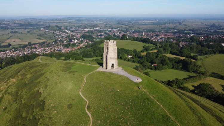 Glastonbury, praised for its events, shops, and views, features in a Guardian list of potential UK towns of culture (Unsplash) 